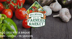 Desktop Screenshot of millwoodsfarmersmarket.com